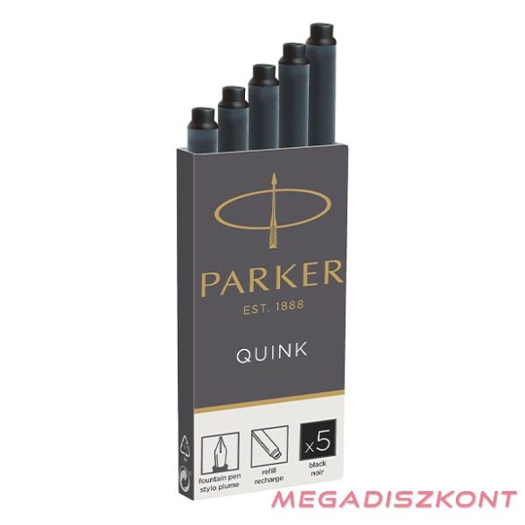 Tintapatron PARKER Royal fekete 5 darabos