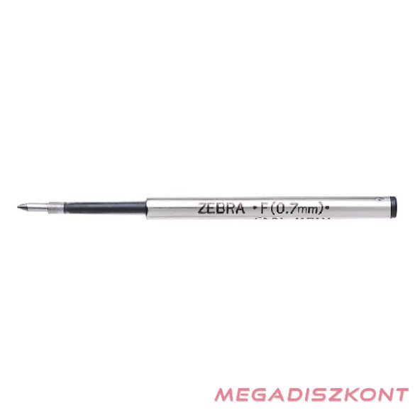 Tollbetét golyós ZEBRA F 0,7 mm fekete