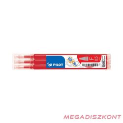   Tollbetét roller PILOT Frixion Clicker/Ball radírozható 0,25 mm piros 3 darabos