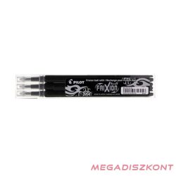   Tollbetét roller PILOT Frixion Clicker/Ball radírozható 0,35 mm fekete 3 darabos