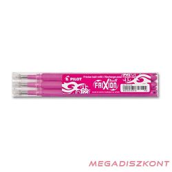   Tollbetét roller PILOT Frixion Clicker/Ball radírozható 0,35 mm rózsaszín 3 darabos