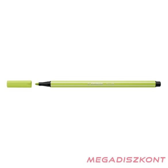 Filctoll STABILO Pen 68 lime zöld