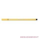 Filctoll STABILO Pen 68 világos sárga