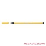 Filctoll STABILO Pen 68 világos sárga