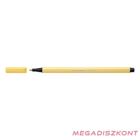 Filctoll STABILO Pen 68 világos sárga