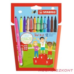 Filctoll STABILO Trio A-Z 12 darabos