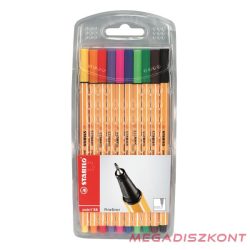 Tűfilc STABILO Point 88 10 darabos élénk színek