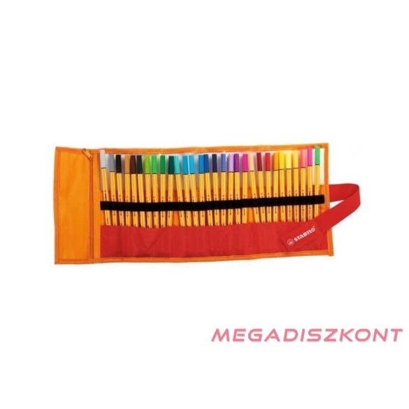 Tűfilc STABILO Point 88 rollerset 30 darabos