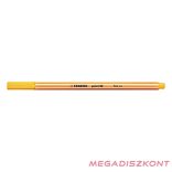 Tűfilc STABILO Point 88 sárga