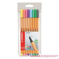 Tűfilc STABILO Point 88 pasztell 8 darabos