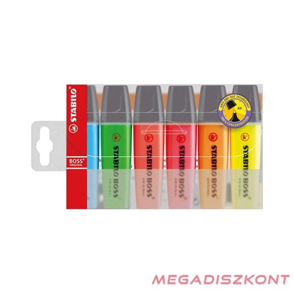 Szövegkiemelő STABILO Boss 6 darabos