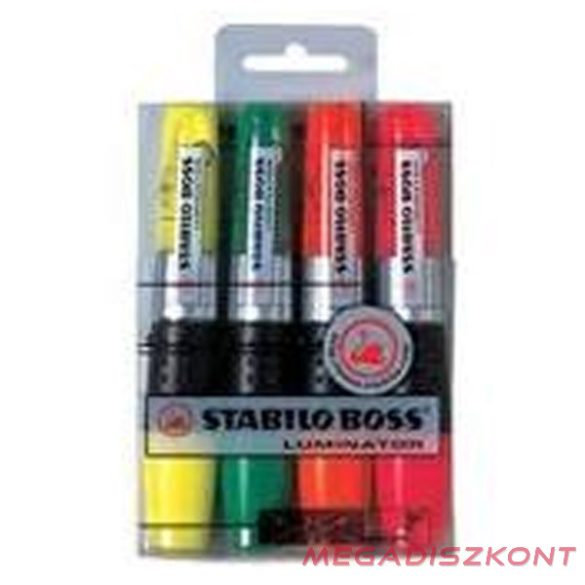 Szövegkiemelő STABILO Luminator 4 darabos