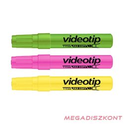 Szövegkiemelő készlet ICO Videotip 1-4mm 3 darabos