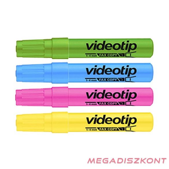 Szövegkiemelő ICO Videotip 1-4mm 4 darabos