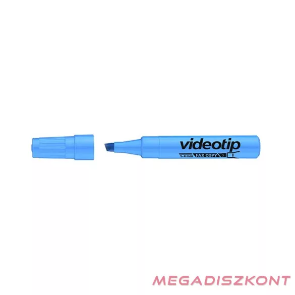 Szövegkiemelő ICO Videotip kék 1-4mm