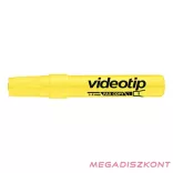 Szövegkiemelő ICO Videotip sárga 1-4mm