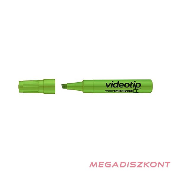 Szövegkiemelő ICO Videotip zöld 1-4mm