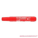 Flipchart marker ICO Artip 11 XXL kerek piros 1-3mm