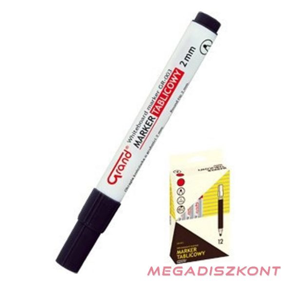 Táblamarker GRAND kerek fekete