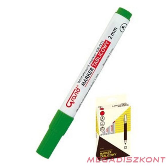 Táblamarker GRAND kerek zöld