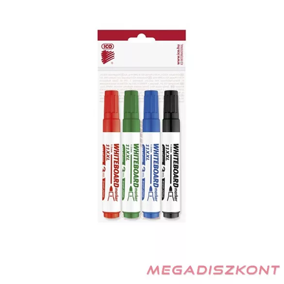 Táblamarker ICO Plan 11 XXL kerek 1-3mm 4 darabos