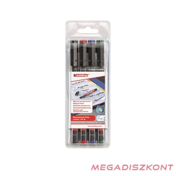 Alkoholos marker EDDING 142M 4 darabos