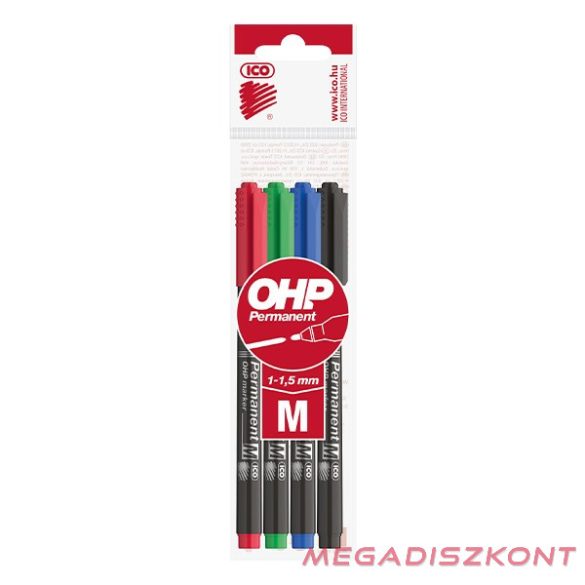 Alkoholos marker ICO OHP M 4 darabos
