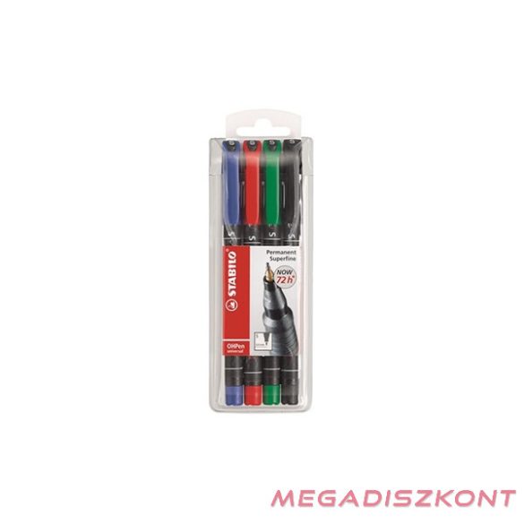 Alkoholos marker STABILO 841 S 4 darabos