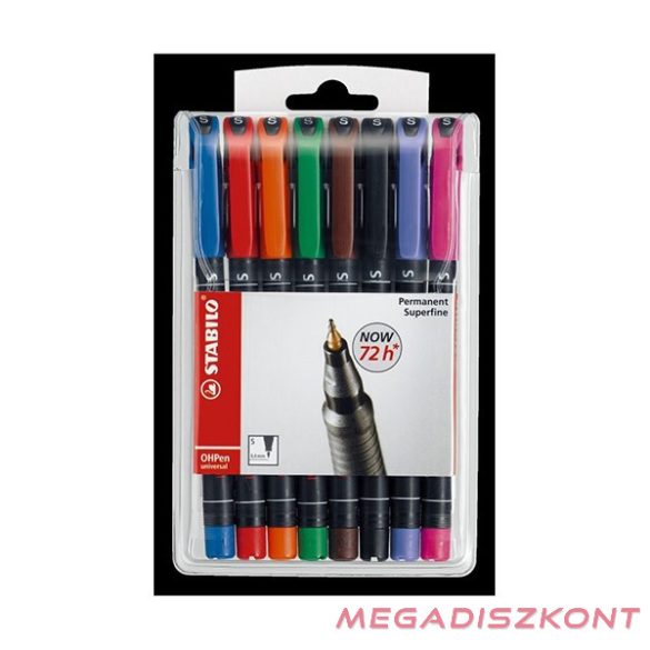 Alkoholos marker STABILO 841 S 8 darabos