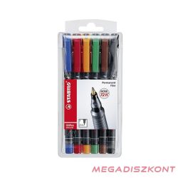 Alkoholos marker STABILO 842 F 6 darabos