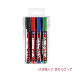 Alkoholos marker EDDING 330 vágott 4 darabos