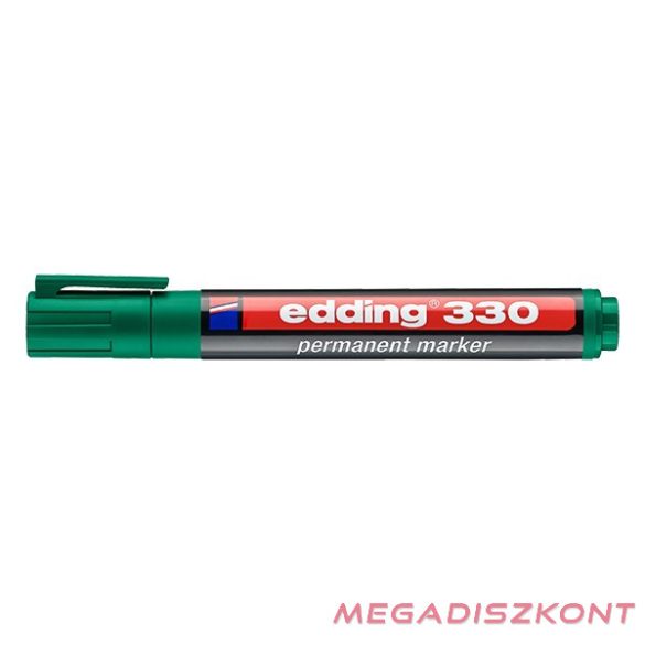 Alkoholos marker EDDING 330 vágott zöld