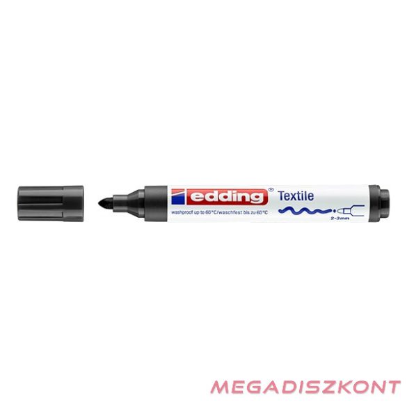 Textilmarker EDDING 4500 fekete