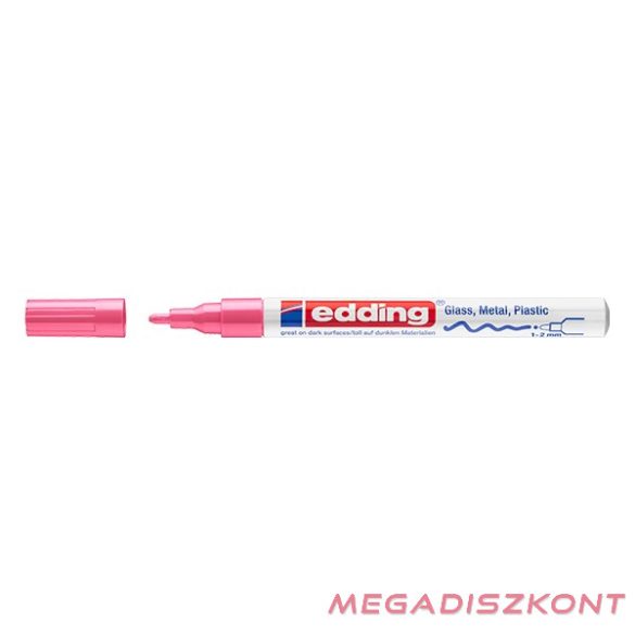 Lakkmarker EDDING 751 1-2mm rózsa