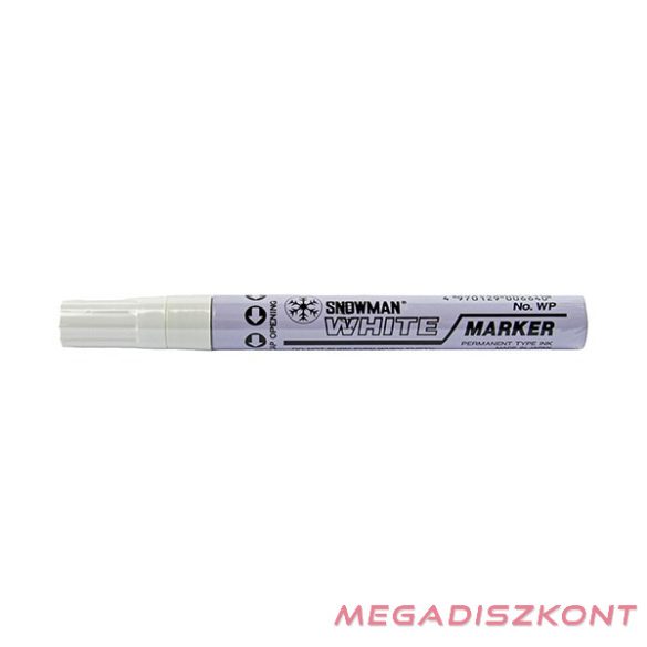 Lakkmarker SNOWMAN WP-12 4,5mm fehér