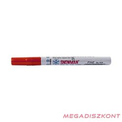 Lakkmarker SNOWMAN/DEC FCP-12 3mm Fine piros