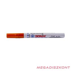 Lakkmarker SNOWMAN/DEC FCP-12 3mm Fine narancssárga