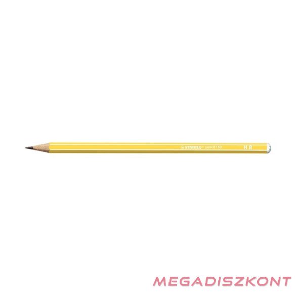 Grafitceruza STABILO Pencil 160 HB hatszögletű citromsárga