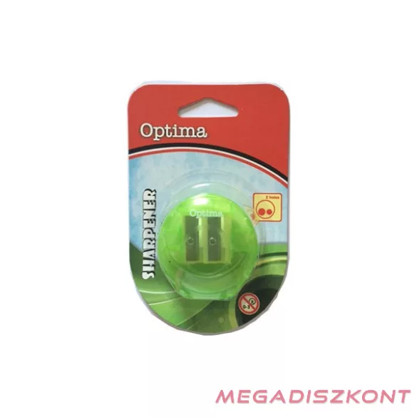 Hegyező OPTIMA 2 lyukú tartályos kerek