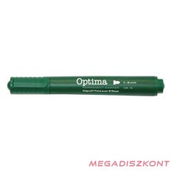 Alkoholos marker OPTIMA kerek zöld