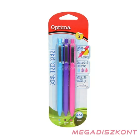 Zseléstoll készlet OPTIMA 461 intenzív színek 3 darabos