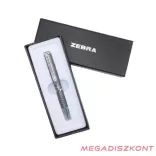 Golyóstoll ZEBRA SL-F1 0,7 mm metál szürke
