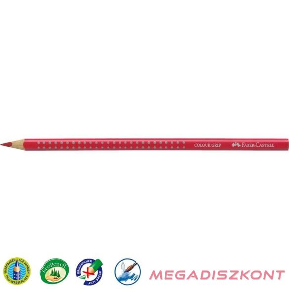 Színes ceruza FABER-CASTELL Grip 2001 háromszögletű sötét piros