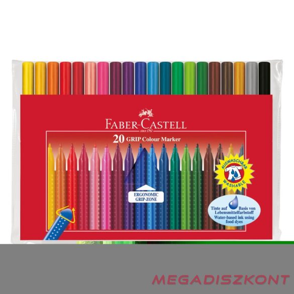 Filctoll FABER-CASTELL Grip 20 darabos
