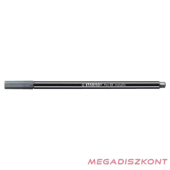 Filctoll STABILO Pen 68 metallic ezüst