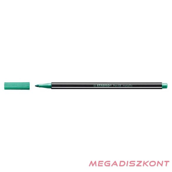 Filctoll STABILO Pen 68 metallic zöld