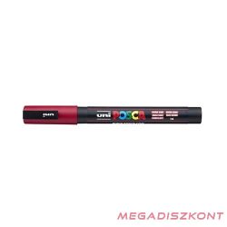 Filctoll UNI Posca PC-3M sötét piros