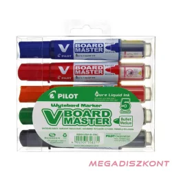   Táblamarker PILOT V-Board Master Medium BeGreen kerek 5 db-s készlet