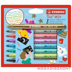 Filctoll STABILO Trio Deco 8 darabos