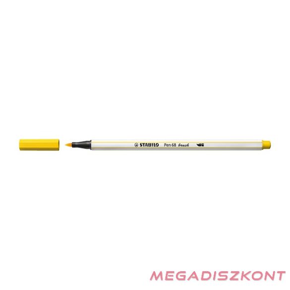 Ecsetfilc STABILO Pen 68 Brush sárga